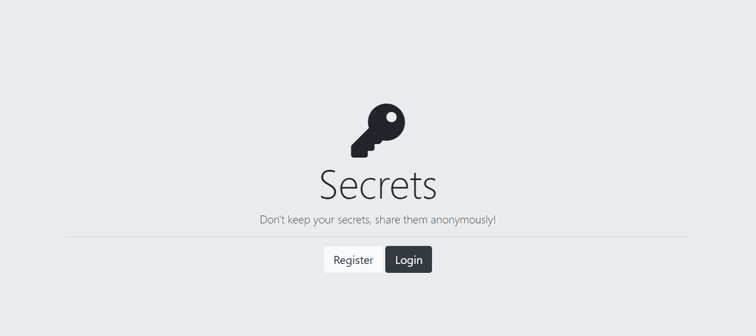 Google oauth Secrets App