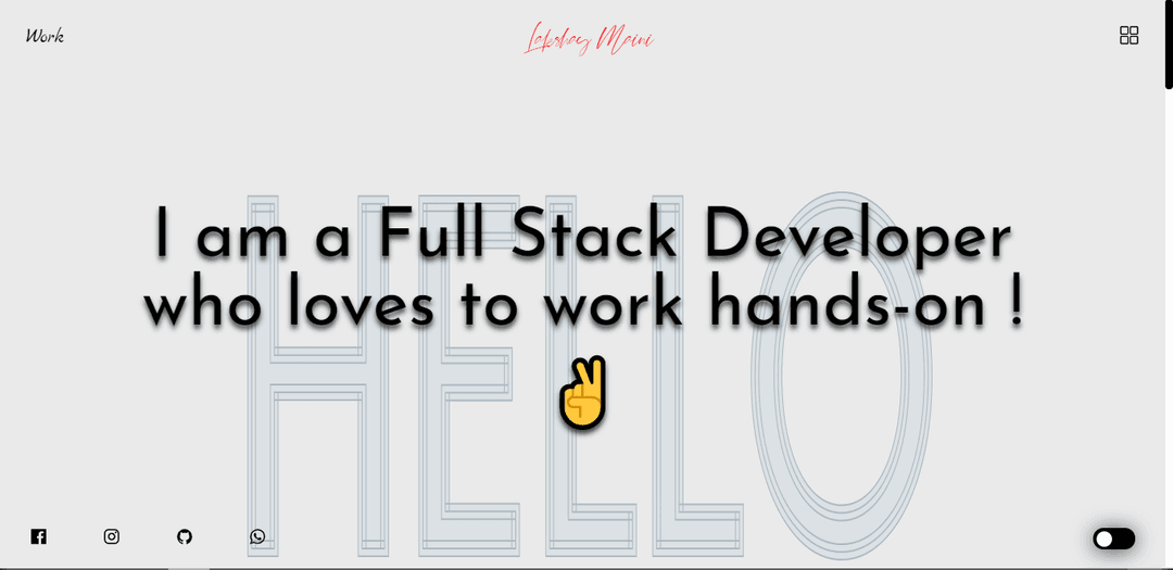 Landing Page